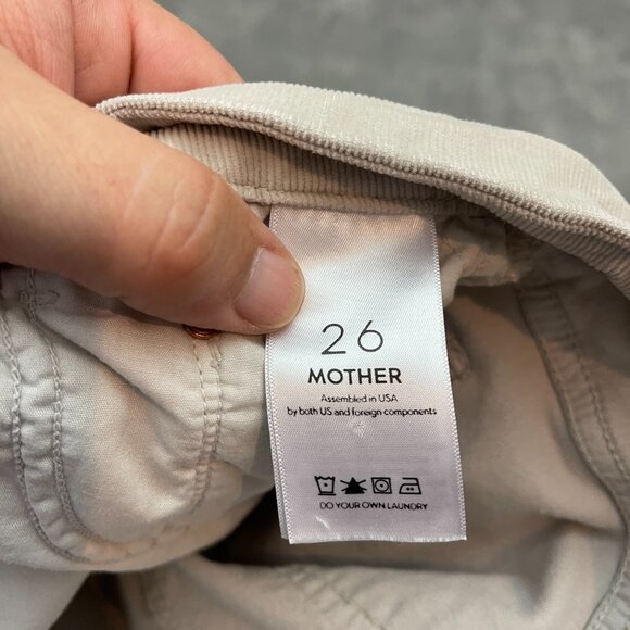 MOTHER Jeans Womens Size 26 Looker Ankle Fray Grey Mist Wash USA Made - Picture 11 of 16